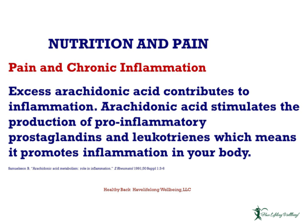 Preview: Excess arachidonic acid contributes to inflammation